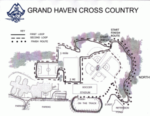 2011 Grand Haven Cross Country Course Map